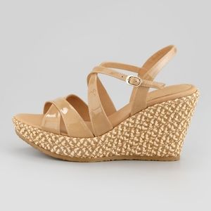 Tan Wedge Sandals